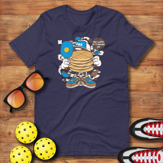 Retro - Vintage Fun Pickleball "If You Waffle, I'll Pancake You" Unisex T-Shirt