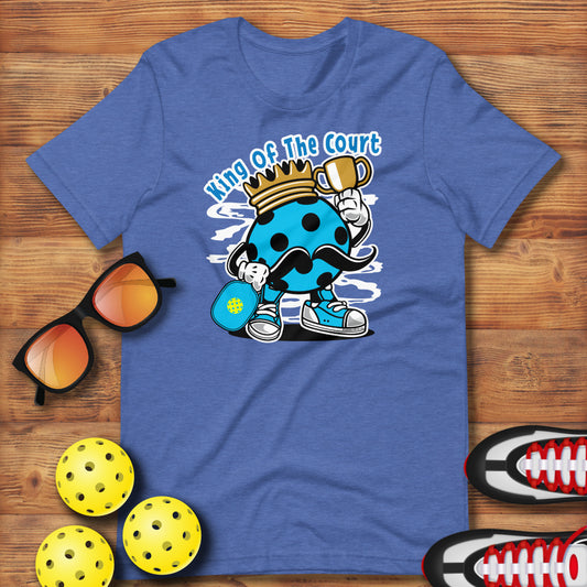 Retro - Vintage Fun Pickleball "King Of The Court" Unisex T-Shirt