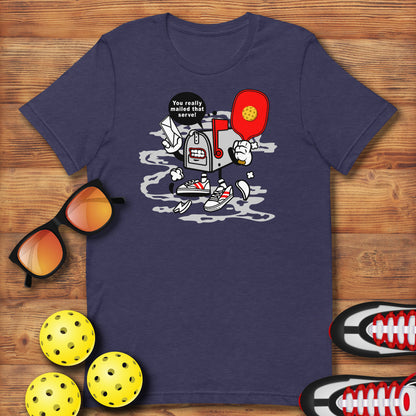 Retro-Vintage Fun Pickleball "You Really Mailed That Serve" Unisex T-Shirt