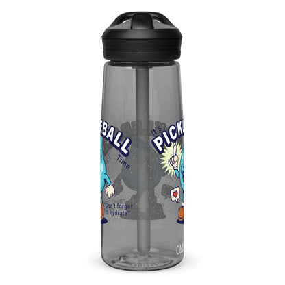 Fun Pickleball Gift Sports Water Bottle, "It's Pickleball Time, Don't Forget To Hydrate"