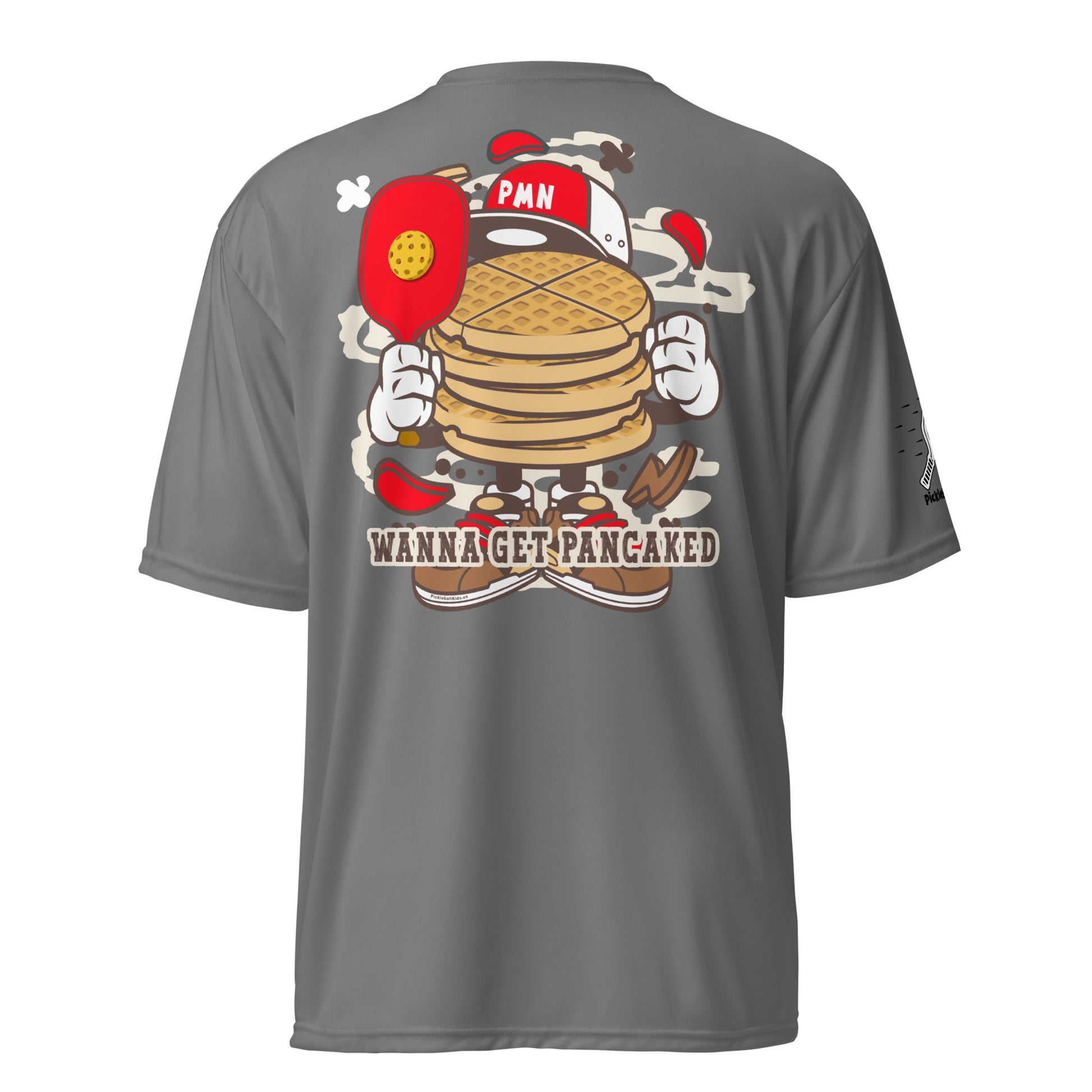 "Wanna Get Pancaked" Unisex Performance Crew Neck T-Shirt