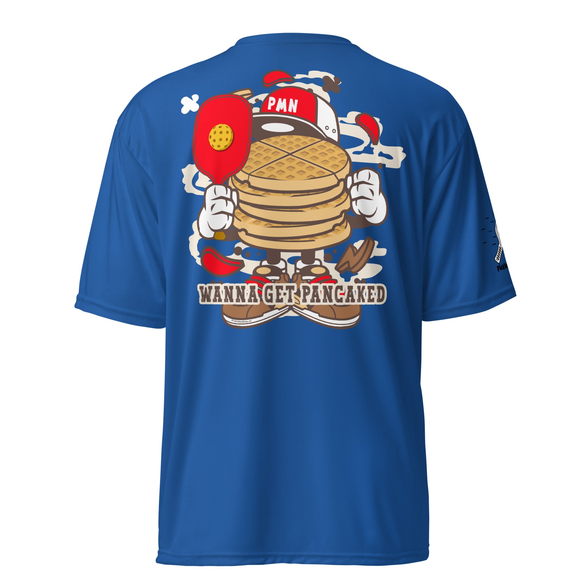 "Wanna Get Pancaked" Unisex Performance Crew Neck T-Shirt
