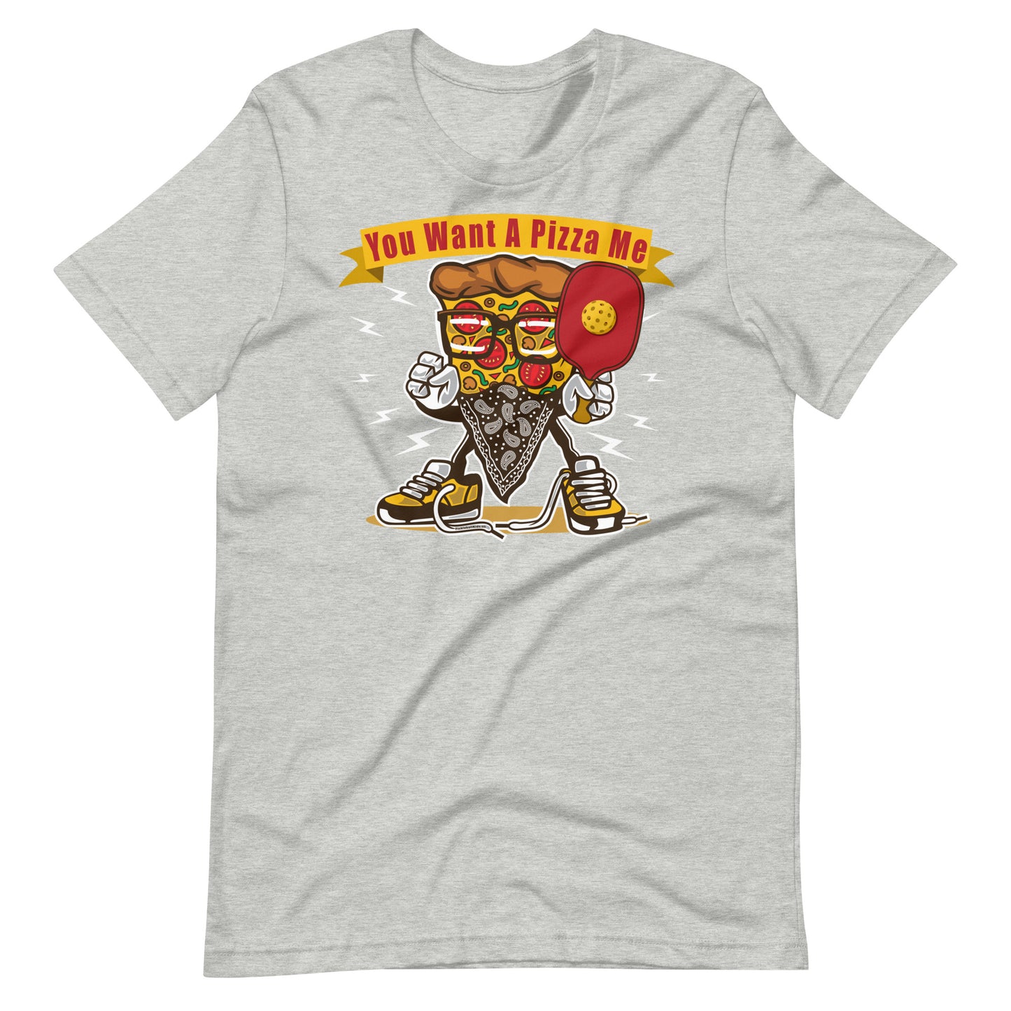 Retro-Vintage Fun Pickleball "You Want A Pizza Of Me" Unisex T-Shirt