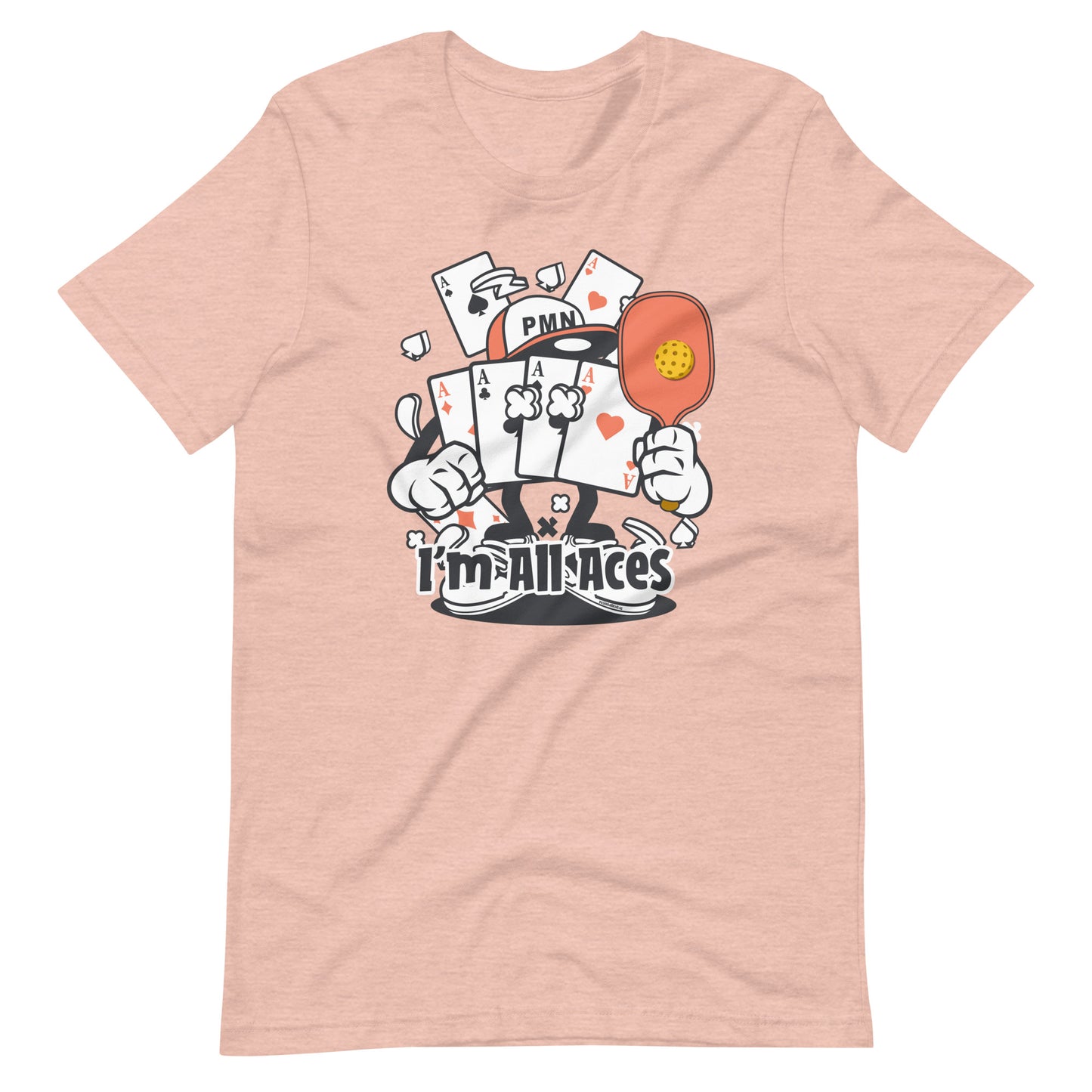 Retro-Vintage Fun Pickleball "I'm All Aces" Unisex T-Shirt