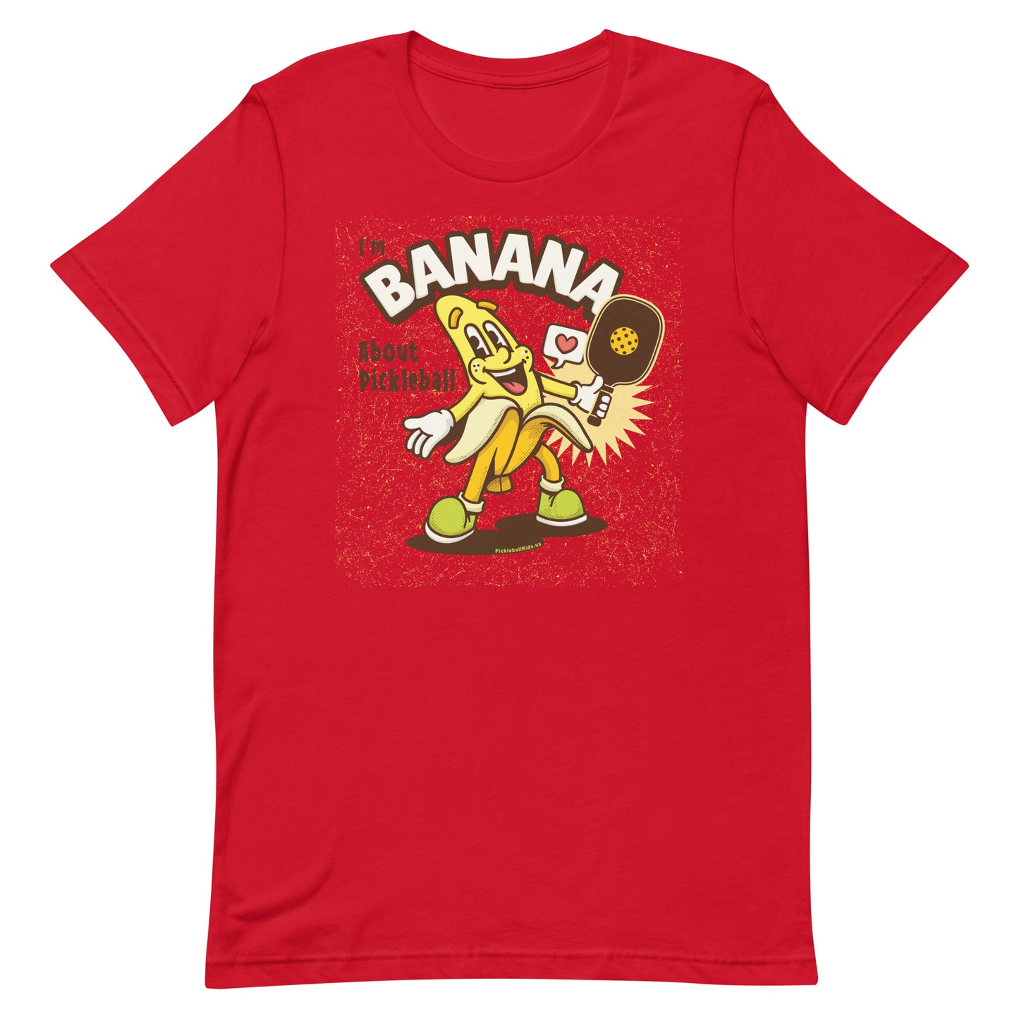 Retro - Vintage Fun Pickleball "I'm Banana About Pickleball" Unisex T-Shirt