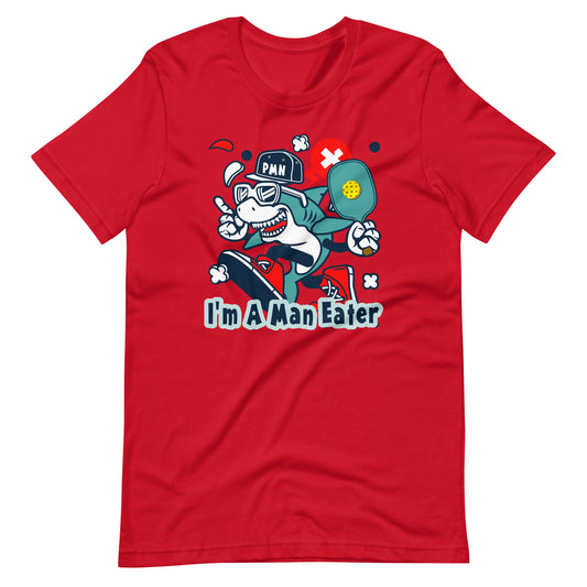 Retro-Vintage Fun Pickleball "I'm A Man Eater" Unisex T-Shirt