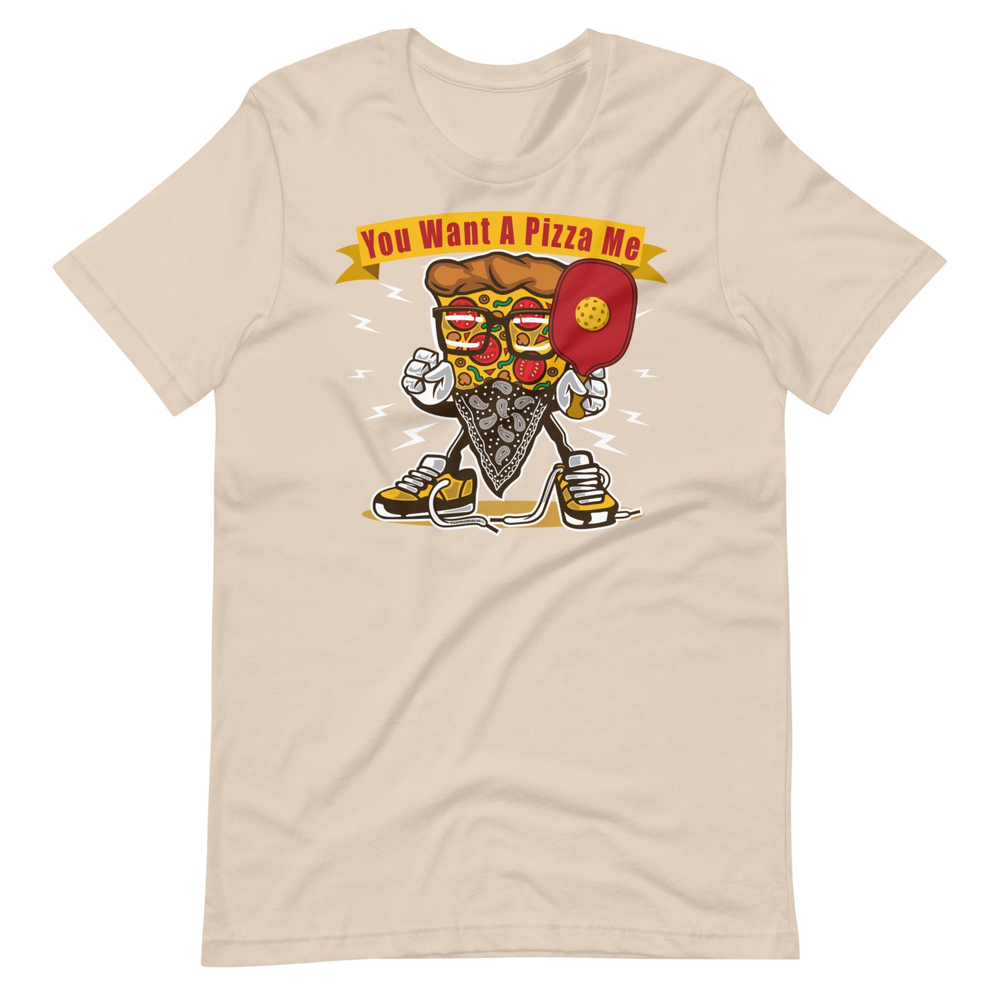Retro-Vintage Fun Pickleball "You Want A Pizza Of Me" Unisex T-Shirt